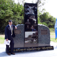 Bob Larkin at the dedication ceremony in October, 2008